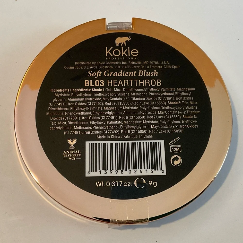 Kokie Soft Gradient Blush BLO3 HEARTTHROB - New